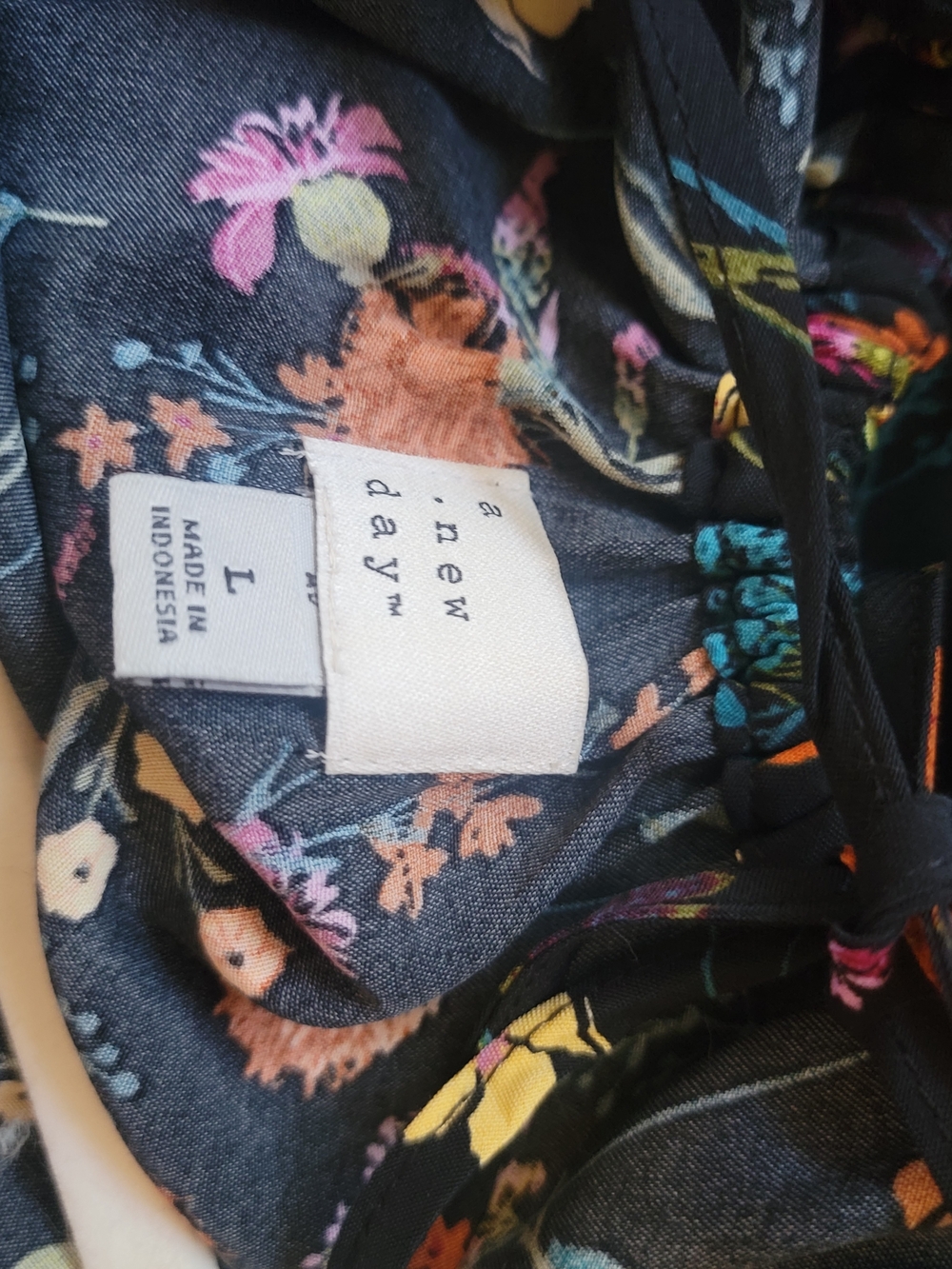 A New Day- Women's Floral Dress - Dark Blue background